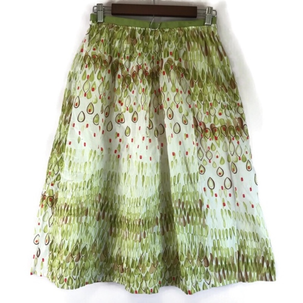 Stile Benneton Abstract Watercolor Printed Skirt 4